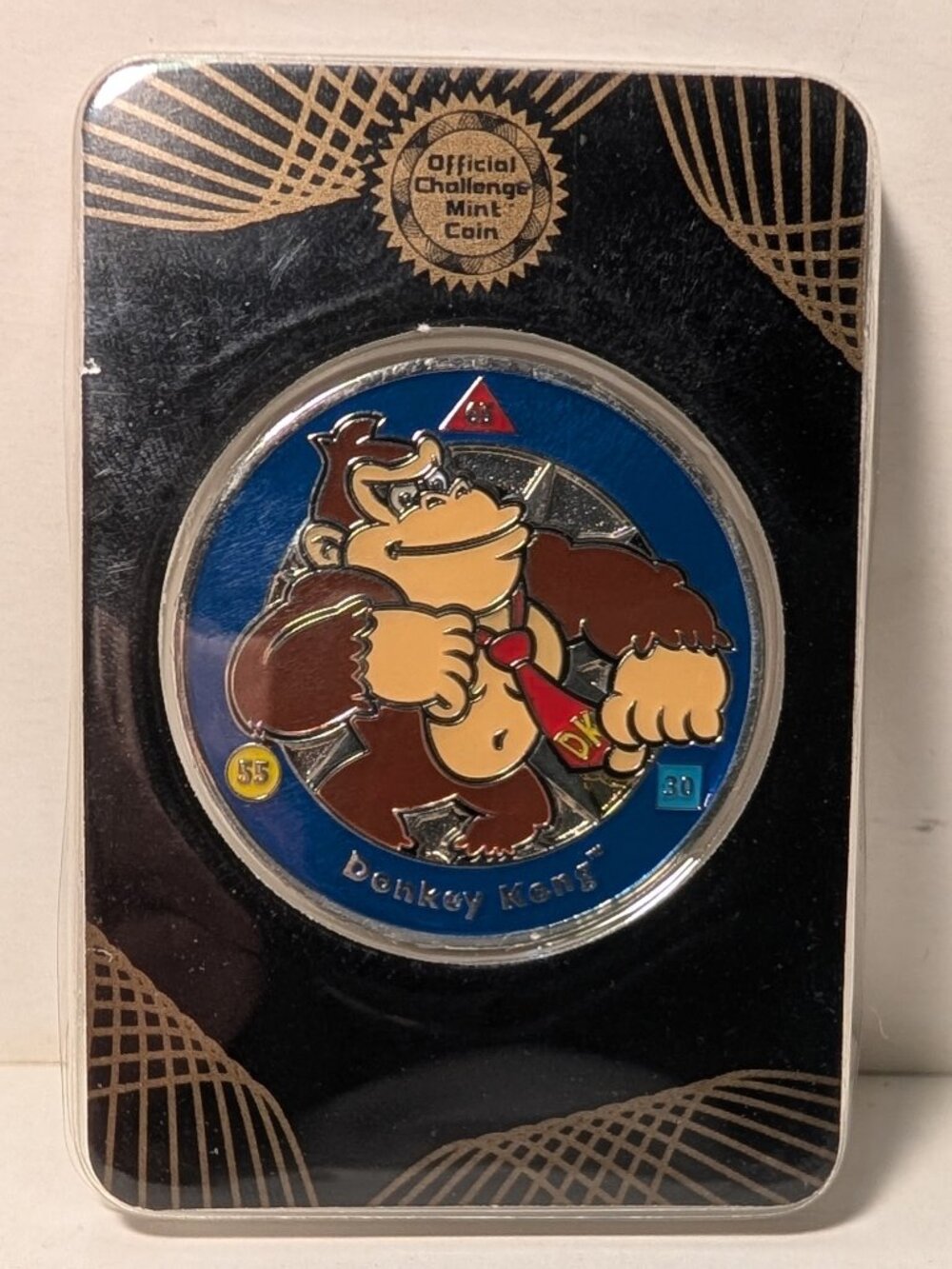 Nintendo Mario Donkey Kong Challenge Mint Coin Official Enterplay 2016 Token